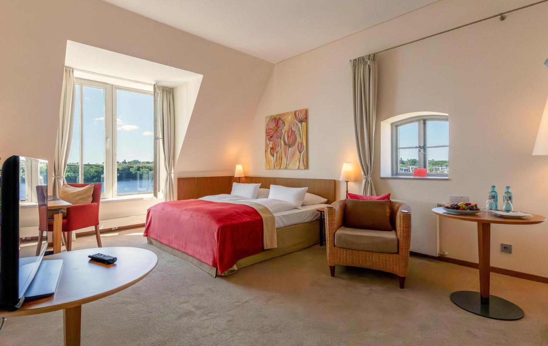 Hotel Speicher Am Ziegelsee Schwerin  Oda fotoğraf